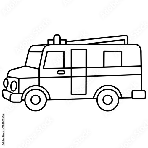  truck illustration wtith vector art