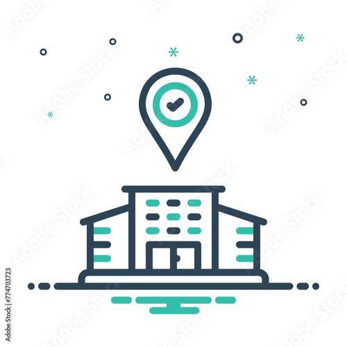 Mix icon for check in
