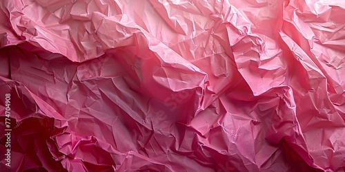 Wallpaper Mural Pink Tissue Paper Waves A Monthly Event Inspiration Generative AI Torontodigital.ca