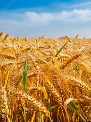 Golden Wheat Field background