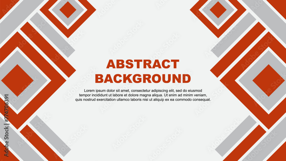 Abstract Deep Orange Background Design Template. Banner Wallpaper Vector Illustration. Deep Orange Abstract Deep Orange Background Design Template. Banner Wallpaper Vector Illustration. Deep Orange