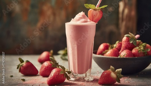 Sweet Symphony: Celebrate Summer with Fresh Strawberry Milkshake
