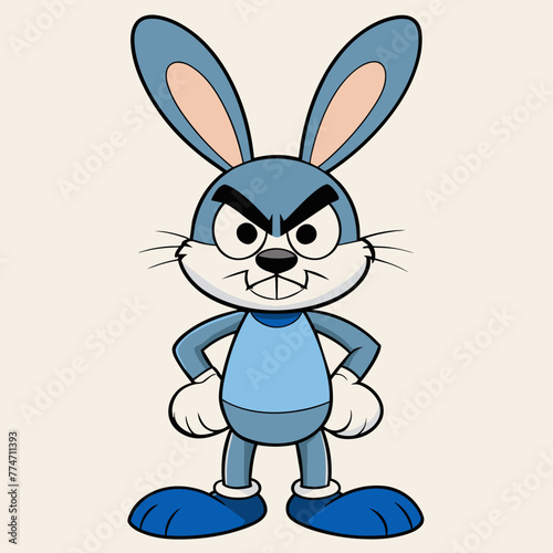 Angry Rabbit Clipart