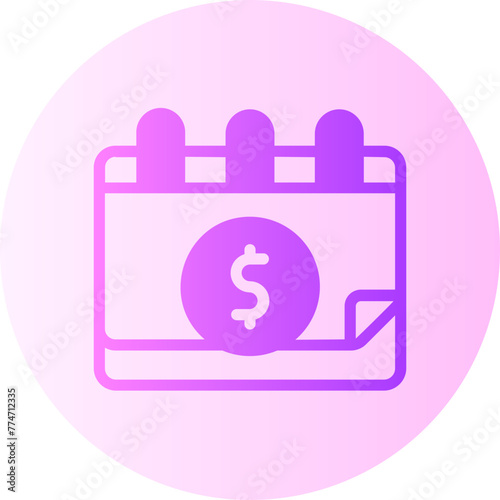 pay day gradient icon