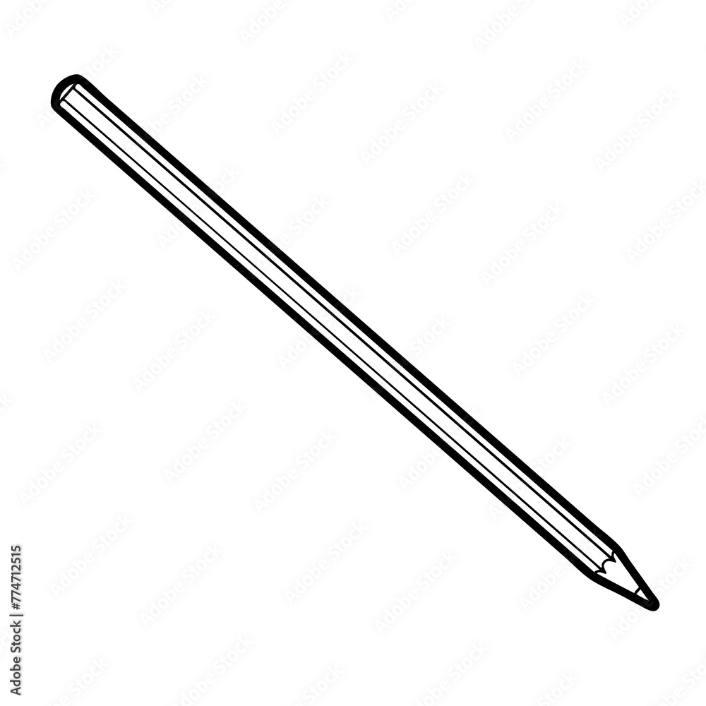 pencil outline vector illustration pencil outline vector illustration