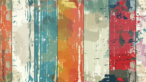 Old and vintage colorful grunge background flat vector © Roses