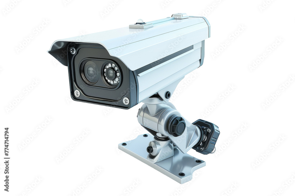 Security Camera on a White Background