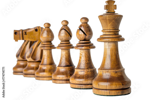 Chess figure piece for strategy board game isolated on background, business Intellectual game. © TANATPON