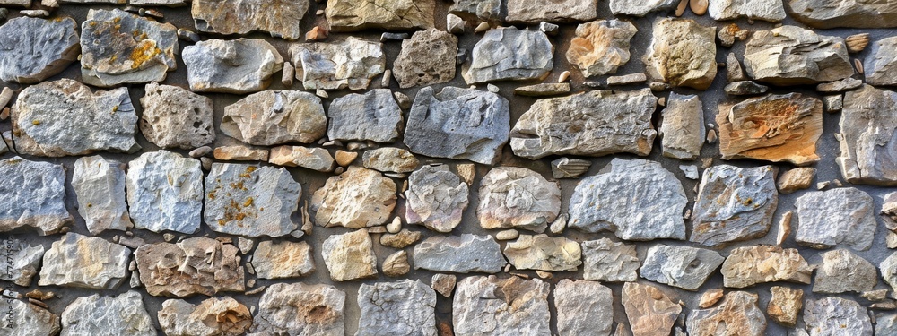 Stone brick wall background