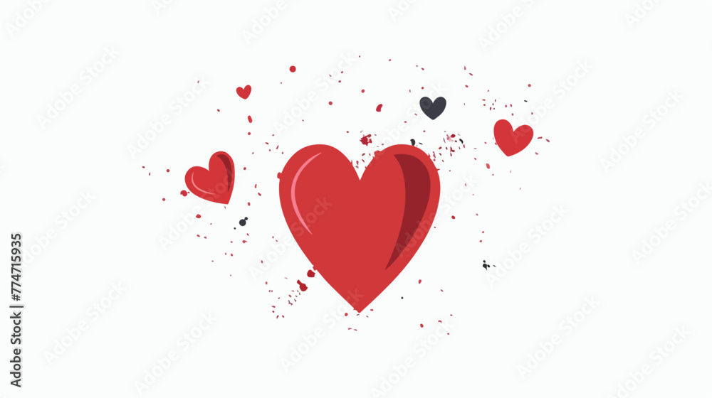 Valentines logo vector template icon illustration 