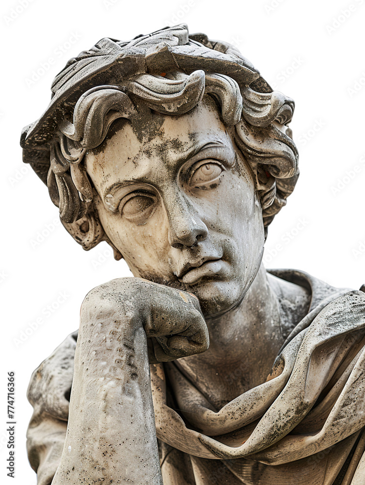 a photo of a garden statue isolated on a white background PNG