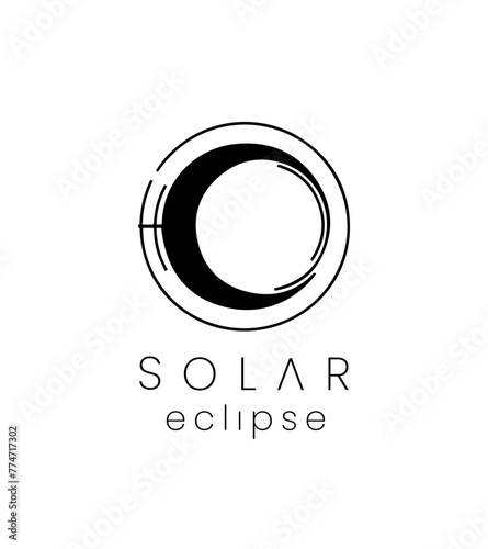 SOLAR eclipse, t-shirt design.