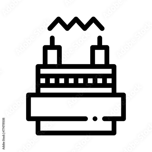 insulator line icon