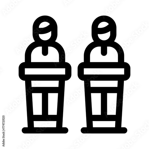 debate line icon