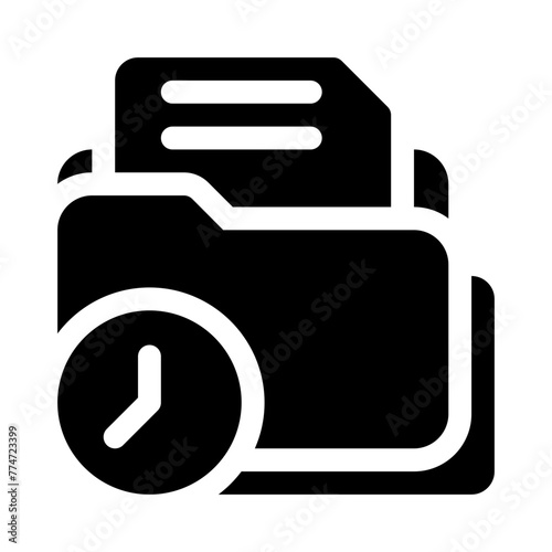 timing glyph icon