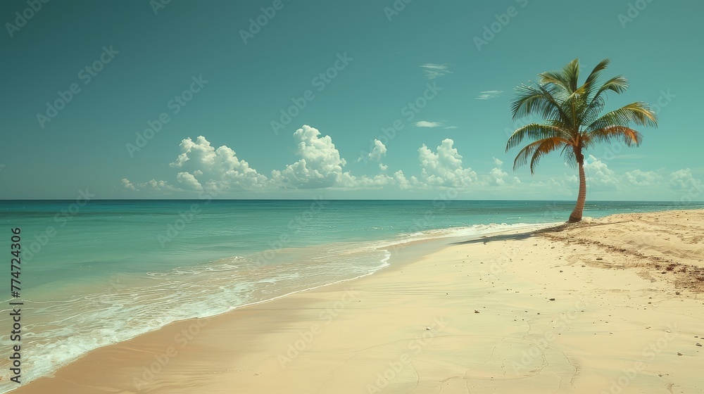 Landscape with trees, sea, forest, natural beauty.