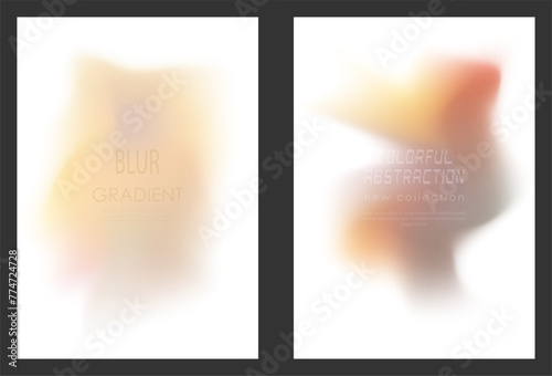 Gradient with blur, Background for the design of the title pages of a book, magazine catalog. A template for a banner, poster and brochure. An abstract version of modern design