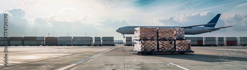 Air cargo wings across the globe, a testament to the seamless logistics that fuel global trade