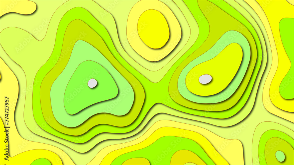 yellow paper cut banner with 3D slime abstract background and orange waves layers. Light green paper cut banner with 3D slime abstract background and orange waves layers. yellow paper cut banner with 3D slime abstract background and orange waves layers. Light green paper cut banner with 3D slime abstract background and orange waves layers.