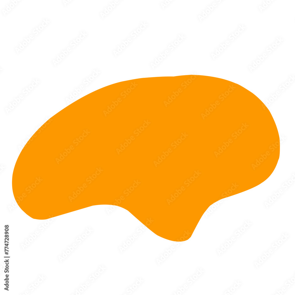 blob orange shape blob orange shape