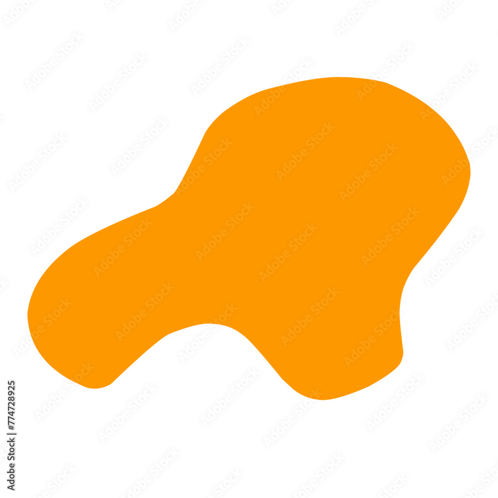blob orange shape blob orange shape