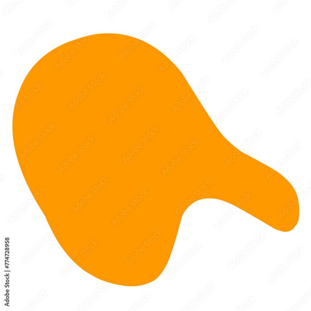 blob orange shape blob orange shape