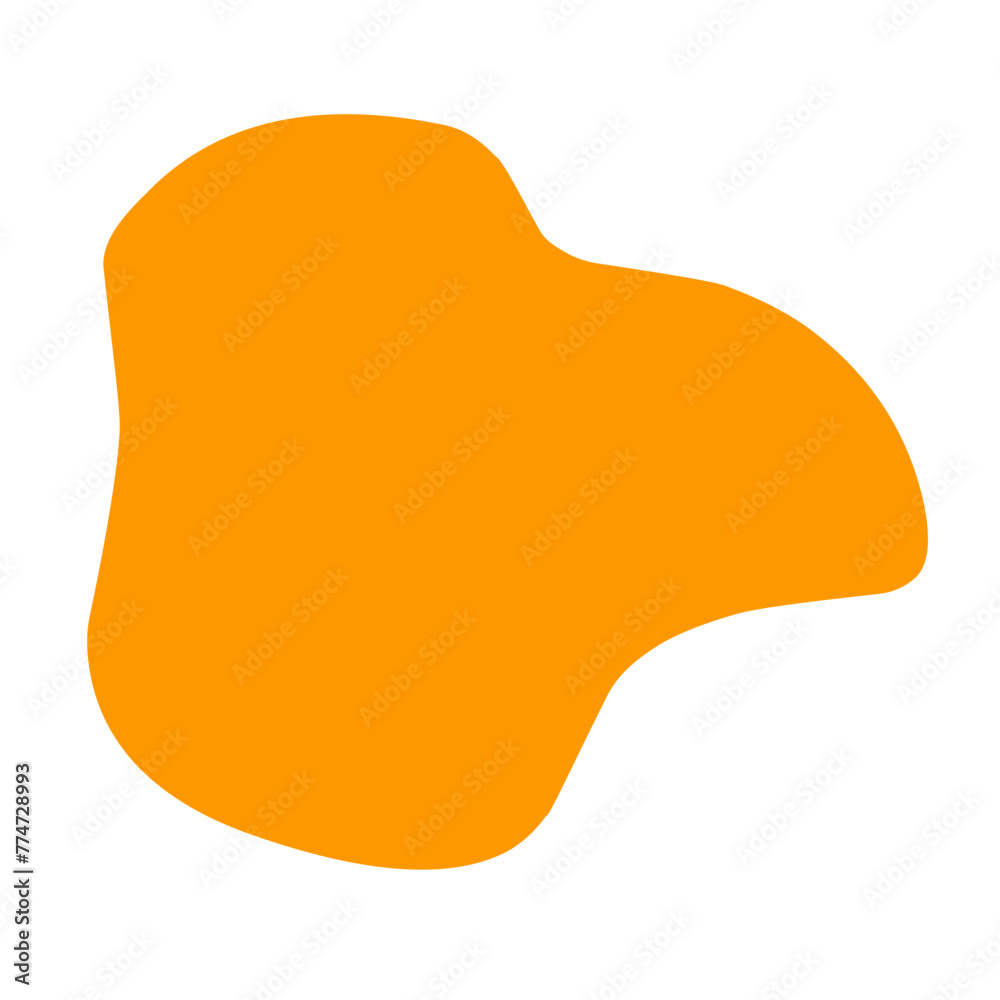 blob orange shape blob orange shape