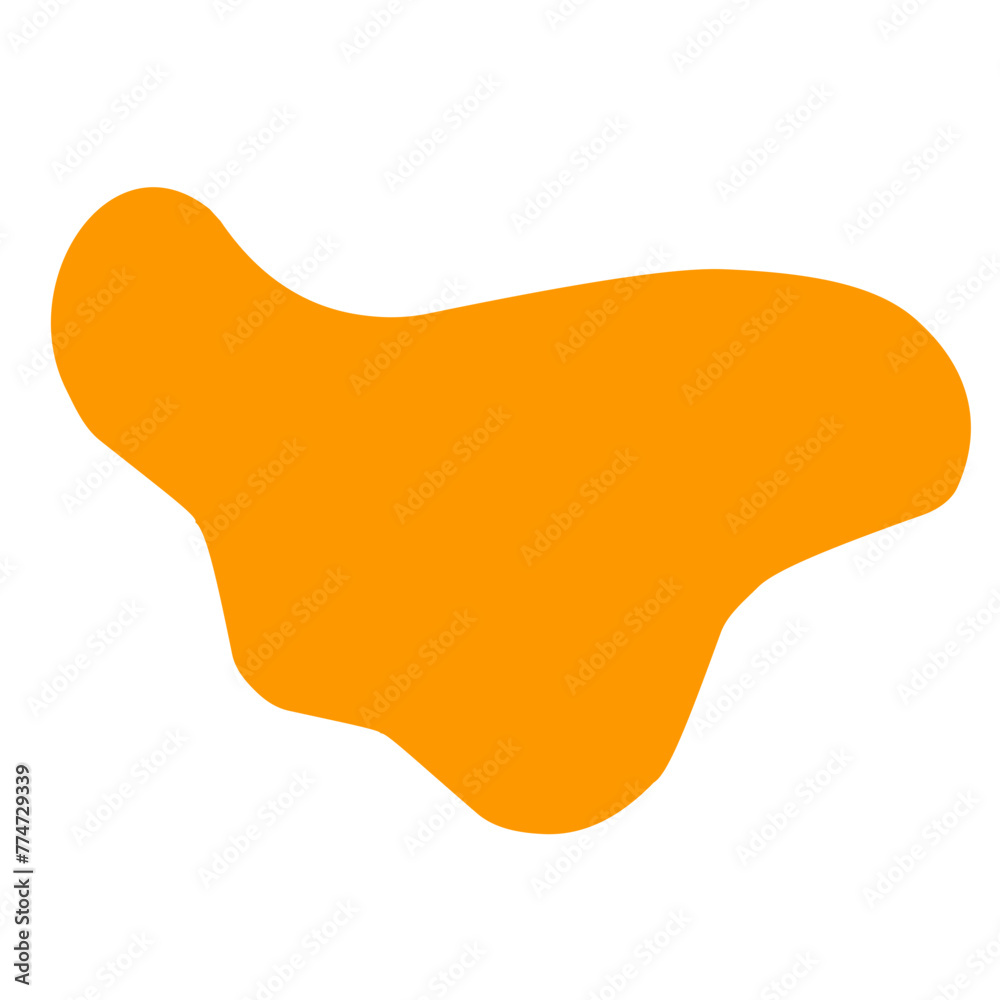 blob orange shape blob orange shape