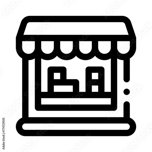 storefront line icon