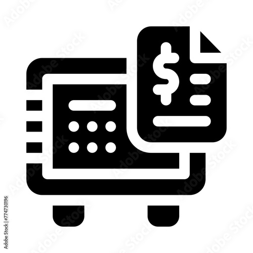 securities glyph icon