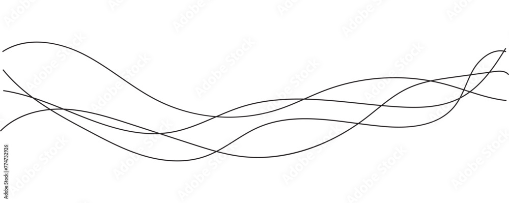 Wavy thin line. Black isolated stripe. Abstract background. Geometric pattern eps10 Wavy thin line. Black isolated stripe. Abstract background. Geometric pattern eps10