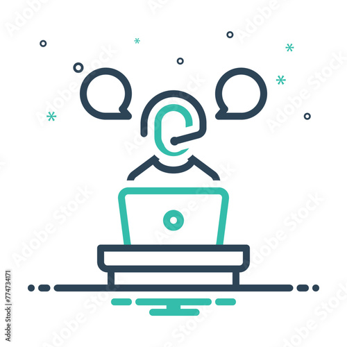 Mix icon for interpretation