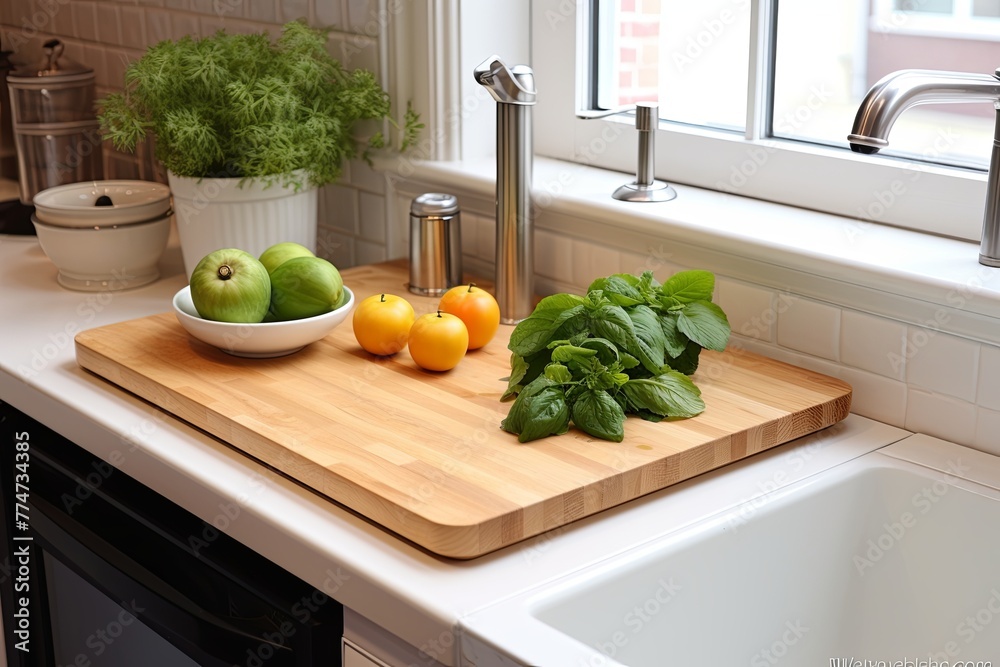 Space-Saving Cutting Board: Over-the-Sink Kitchen Helper for Small Apartments Space-Saving Cutting Board: Over-the-Sink Kitchen Helper for Small Apartments