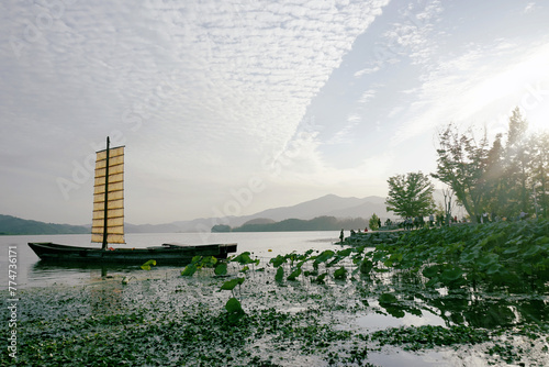 강가의 풍경입니다