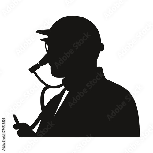 Marine Biologist Silhouette