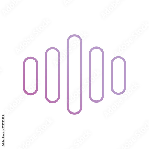 audio icon with white background vector stock illustration