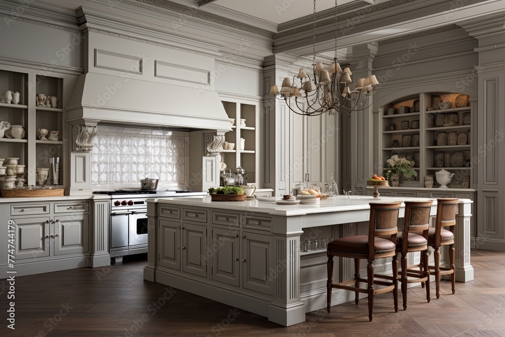 Timeless Georgian Kitchen Inspirations: Grand Design Elegance and Traditional Charm