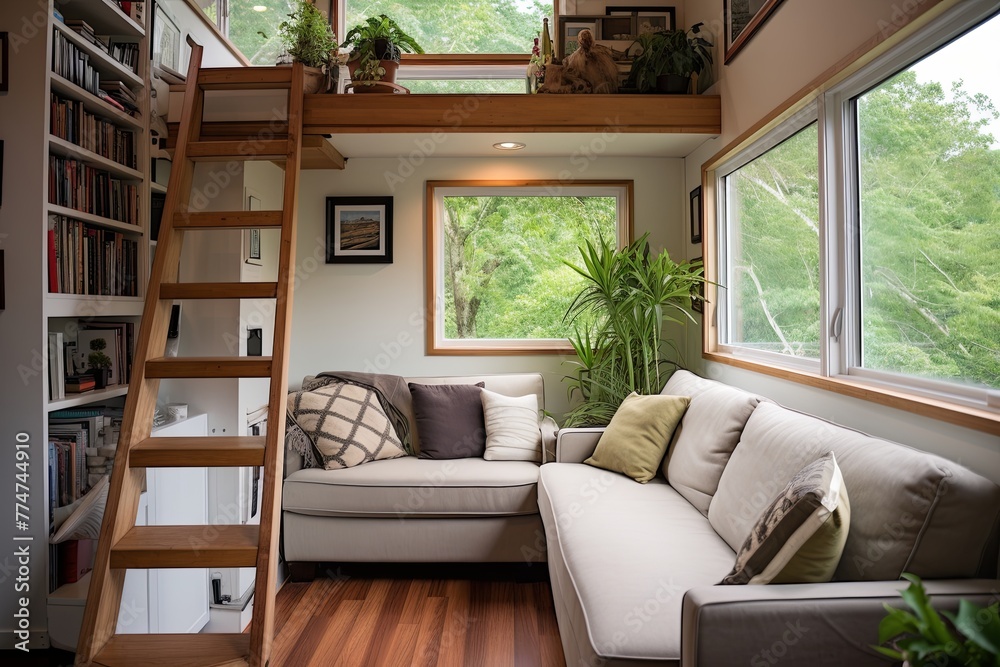 Modern Compact Living: Tiny House Living Room Ideas