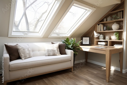 Sleek Furniture and Neutral Palette in Tiny House Living Room  Modern Decor Vibe