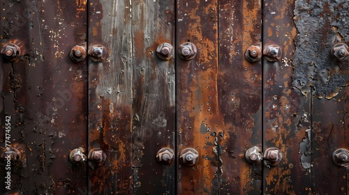 Weathered and Gritty Rusted Metal Background for Edgy Industrial or Grunge Themed Imagery