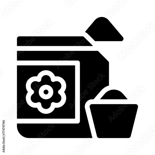 powder glyph icon