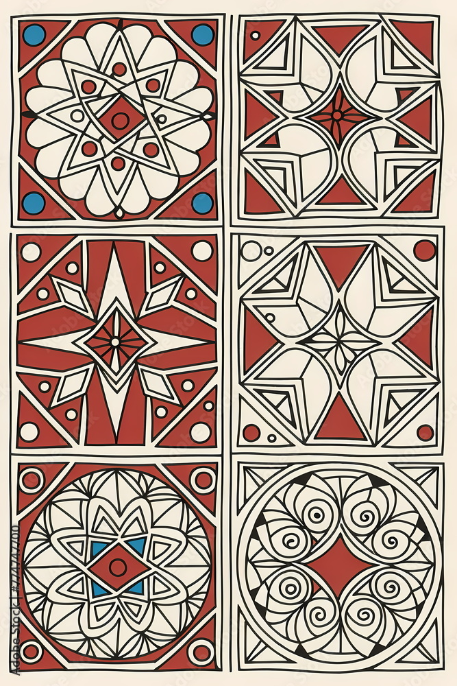 Geometric Pattern, tribal inspired pattern design