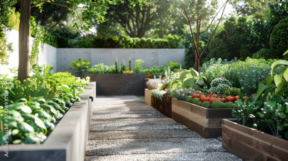 Diverse Plant filled a Garden Diverse Plant filled a Garden