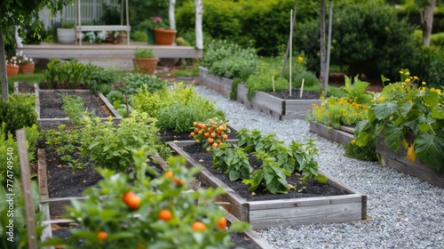 Diverse Garden Filled With Varieties of Plants