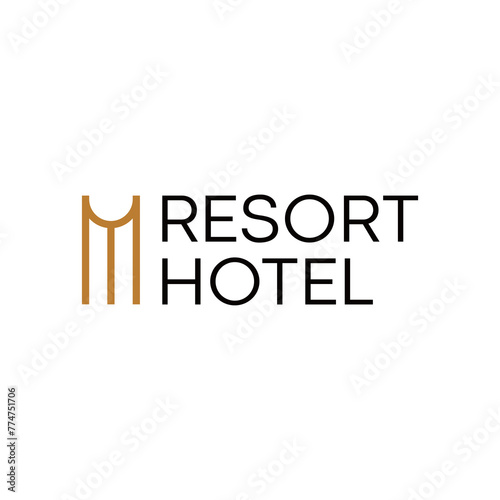 M logo with a simple and contemporary design for brand identity