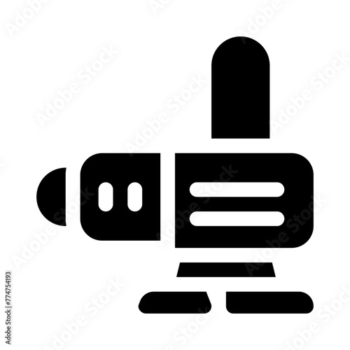 polisher glyph icon