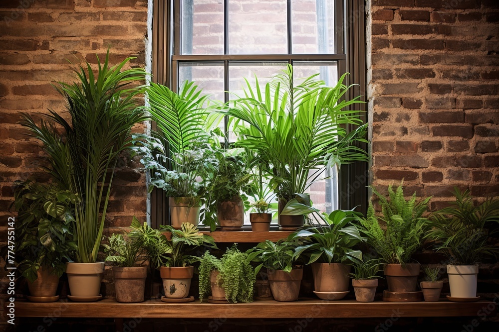 Indoor Plants and Exposed Brick: Urban Jungle Brownstone Concepts in New York