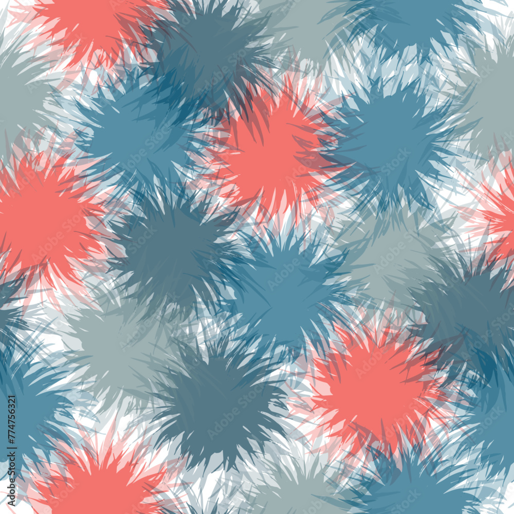  Collage contemporary seamless pattern.