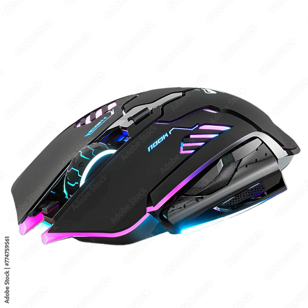 A close up of the hyperspaced computer mouse for game. A close up of the hyperspaced computer mouse for game.
