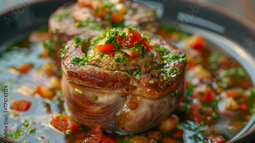 Milanese Masterpiece: Braised Veal Osso Buco with Gremolata